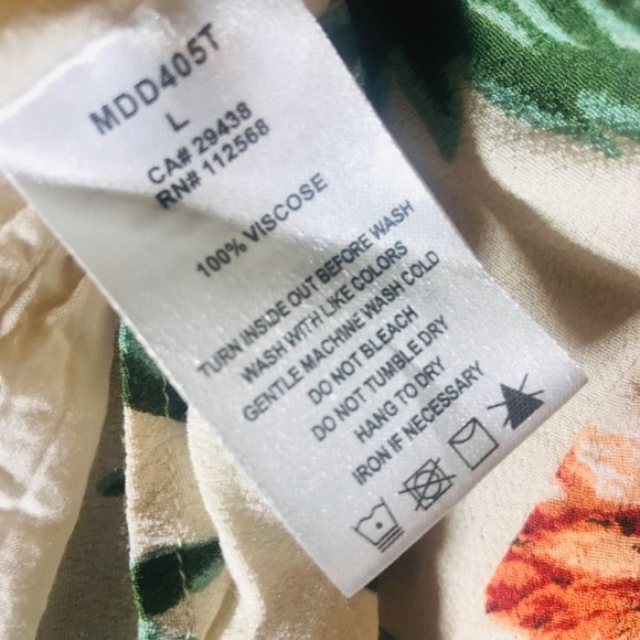 MISS ME Floral  Crochet Tassel Tie Neck Strappy Back Dress In Cream Size… - Picture 9 of 9